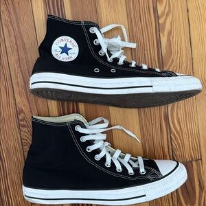 Classic Black High-Top Sneakers